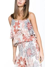  Floral Tiered Tank