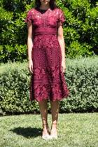  Aubergine Lacey Dress