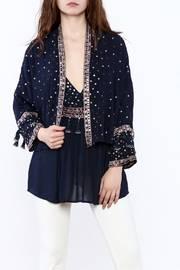  Navy Embellished Jacket