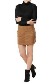  Camel Colored Suede Skirt