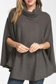  Charcoal Poncho Top