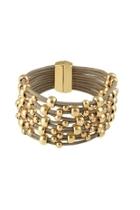  Wide Beaded Bracelet