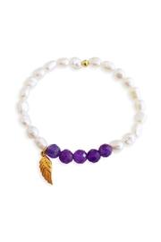  Amethyst Pearl Bracelet