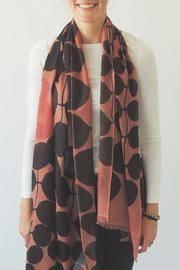 Salmon Print Scarf