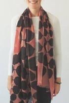  Salmon Print Scarf