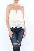  Eyelet Tube Top