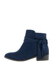  Navy Tassel Bootie
