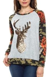  Camouflage Floral Sweater