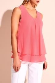  Pink V Neck Blouse