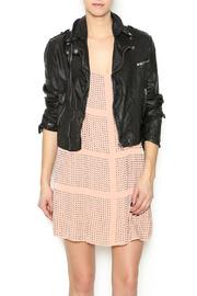  Washable Leather Moto Jacket