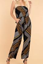  Jumpsuit With Geometric Print