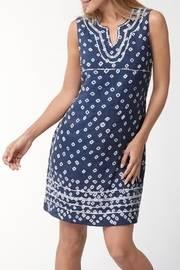  Printed A Line Dress