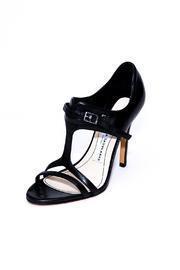  Black Leather Heels