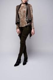  Leather Trim Vest