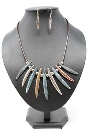  Mixed Metals Necklace-set