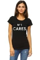  Black 'no-one-cares' Graphic-tee