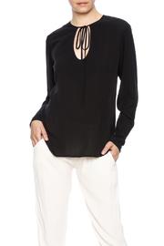  Long-sleeve Silk Blouse