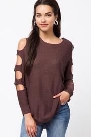  Cutout Sleeve Top