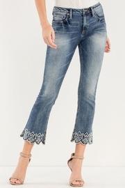  Lux-life Mid-rise-crop Boot-cut-jeans