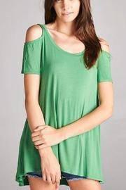  Green Loose Top
