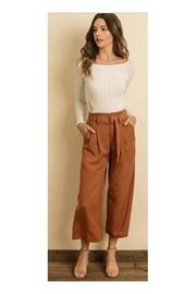  Belted Culotte Pants