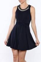  Navy Caroline Dress
