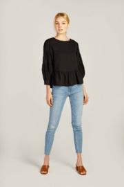  3/4 Sleeve Peplum Top