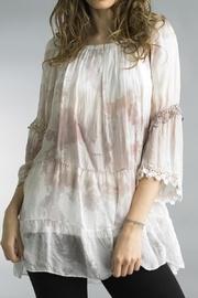  Watercolor Silk Blouse