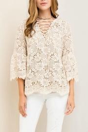  Solid Lace Top
