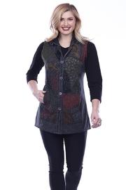 Embroidered Reversible Vest