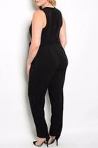  Plus Black Jumpsuit