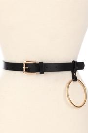  Black Ring Belt