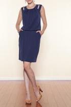  Organic Navy Dress