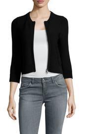  Ribbed Cropped Jacket