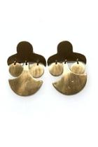  Brass Cut Earrings