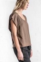  Flutter Sleeve Scoop Top