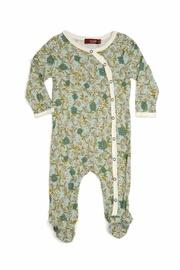  Footed Romper Blue Floral