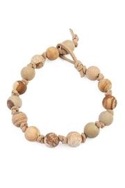 Natural-stone Suede Bracelet
