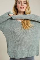  V-neck Pullover Sweater