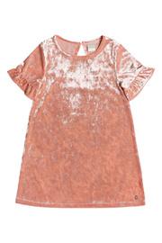  Sea Oxygen Short Sleeve Velvet Dress