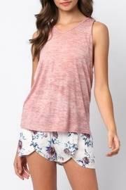  Burnout Pink Tank