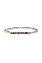  Rainbow Silver Bar-bracelet