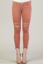  Terracotta Distressed Jean