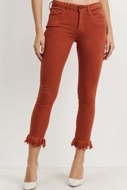  Fringe Cropped Jeans