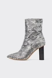  Silver Sequin Boots