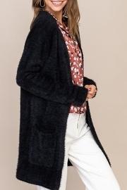 Fuzzy Sweater Cardigan