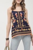  Cass Print Top