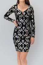  Embellished Velvet Dress