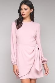  Dusty-rose Long-sleeve Dress