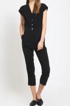  Collar Detail Jumpsuit